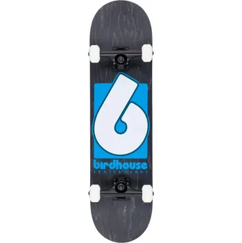 Skateboard Birdhouse - Stage 3 B Logo Black/Blue 8" - skateboard