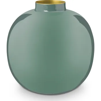 Váza PIP Studio Váza Metal zelená 32cm 51.102.045