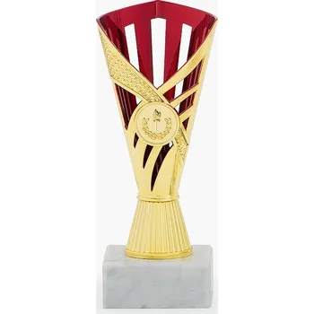 Cinkili Pohár C23015 zlatý/červený Označení: B, Výška: 17 cm, Průměr: 75 mm