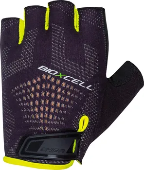 Cyklistické rukavice Chiba Bioxcell Super Fly černé/neonově žluté