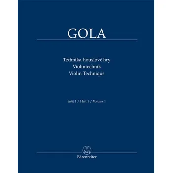 Hudebniny Technika houslové hry - Sešit 1