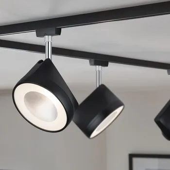 Bodové svítidlo Paulmann 96924 Arena, spot pro Urail system, 14W LED 2700K stmívatelné, matná černá/chrom