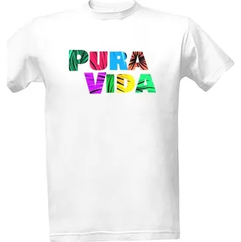 Tričko s potiskem Pura vida pánské