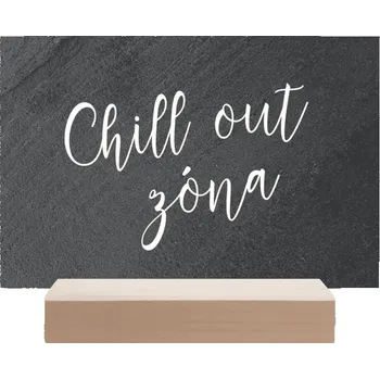 Svatební dekorace Kamenná cedulka Chill out zóna