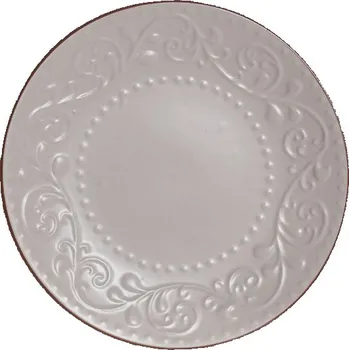 Talíř Talíř dezertní "BEIGE RELIEF" 21x2.5cm