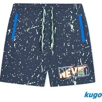 Chlapecké kraťasy CHLAPECKÉ ŠORTKY petrolejové Kugo FS7719