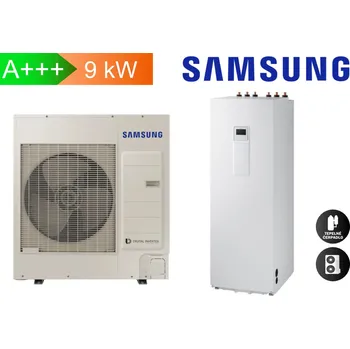 Klimatizace Set Samsung EHS ClimateHub SPLIT 9,0kW, 220V, vč. ovladače a integrovaného zásobníku TUV
