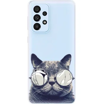 Pouzdro na mobilní telefon Odolné silikonové pouzdro iSaprio - Crazy Cat 01 - Samsung Galaxy A33 5G