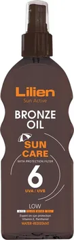 Přípravek na opalování Lilien Sun Active Bronze Oil SPF6 200 ml