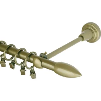 Garnýž kovová 110m jednořadá 16 špice zlatá antik