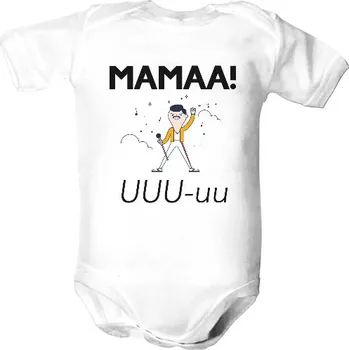 Dětské body s potiskem Máma je QUEEN! dětské