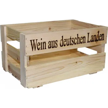 Úložný box BEDÝNKA borovice š/v/d: 300 x 250 x 480 mm s nápisem UT 08-041