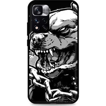 Pouzdro na mobilní telefon Kryt Xiaomi Redmi Note 11 Pro+ 5G silikon Agressive Pitbull (obal neboli pouzdro na Xiaomi Redmi Note 11 Pro+ 5G)