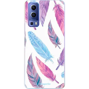 Pouzdro na mobilní telefon Odolné silikonové pouzdro iSaprio - Feather Pattern 10 - Vivo Y72 5G