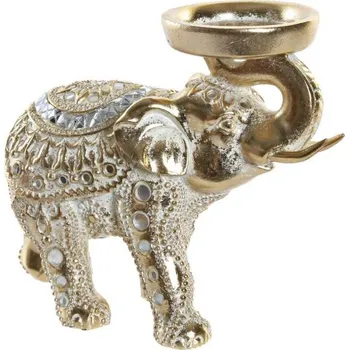 Svícen Svícen "ZLATÝ SLON" 18x8x15cm