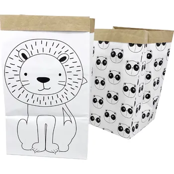 H&L Papírový košík Animal, set 2ks, lev