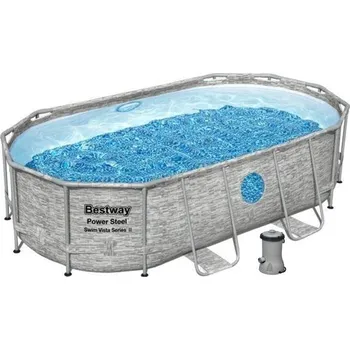 Bazén Bazén Power Steel Stacked Stone Swim Vista 427 x 250 x 100 cm s příslušenstvím