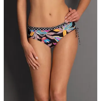 Dámské plavky Spodní díl plavek - 8742-0 009 - černá/vzor - Anita - Rosa Faia černá vzor 38