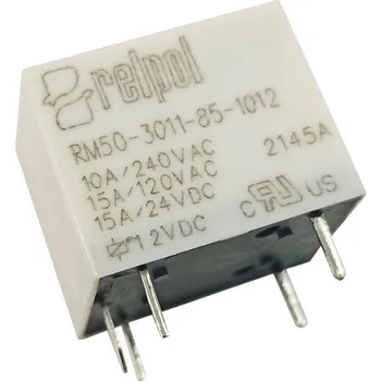 Relé Relé 12V 1 x 240V / 10A RM50-3011-85-1012 Relpol