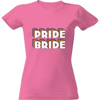 Dámské tričko Tričko s potiskem Pride bride dámské