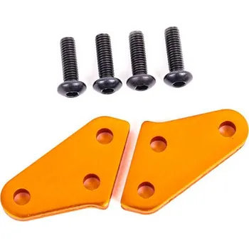 RC vybavení Traxxas těhlice hliníková oranžově eloxovaná (2) (pro #9537 a #9637)