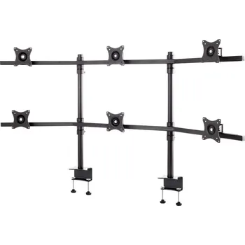 Televizní držák Stolní držák na 6 LCD monitorů EDBAK SV17