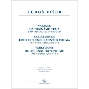 Hudebniny Variace na neznámé téma pro smyčcové kvarteto