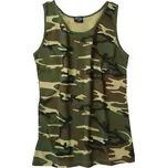 MILTEC Nátělník maskovací Woodland Camo TANK TOP Mil-Tec® Vyberte velikost: L