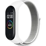 Mi Band 3/4/5/6/7 nylonový náramek Barva: Bílá, Typ: 10