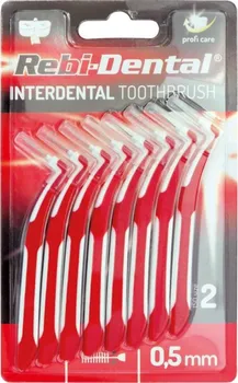 Mezizubní kartáček Rebi-Dental Mezizubní kartáček 0,5 mm červený 8 ks