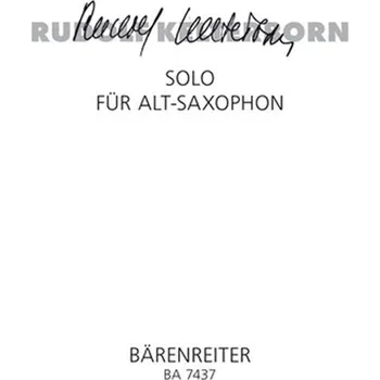 Solo pro alt saxofon