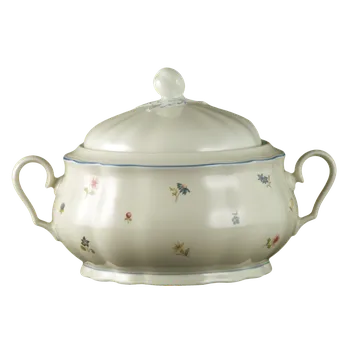 Mísa s víkem 2,15 ltr. MARIE-LUISE STREUBLUME, Seltmann Weiden ▪ Kč 4000 ️ - Luxurytable.cz Seltmann Weiden