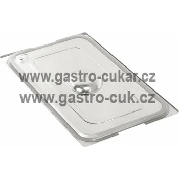 GASTRONORM Víko GN 2/3 nerez s těsněním, výsek pro ucha