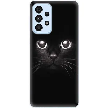 Pouzdro na mobilní telefon Odolné silikonové pouzdro iSaprio - Black Cat - Samsung Galaxy A33 5G