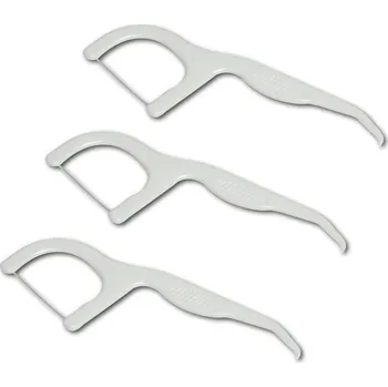 Zubní nit Acclean dentální mečík s nití, 3 ks (neutral)