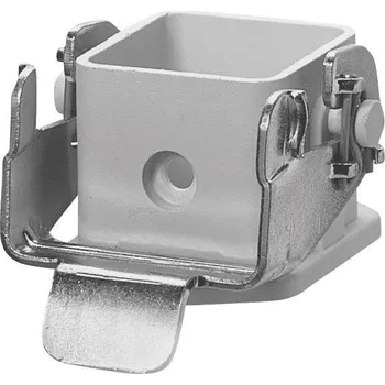 Síťový konektor Amphenol C146 10F003 000 4-1 pouzdro rovný, 1 podélný třmen , s plochým těsněním 1 ks