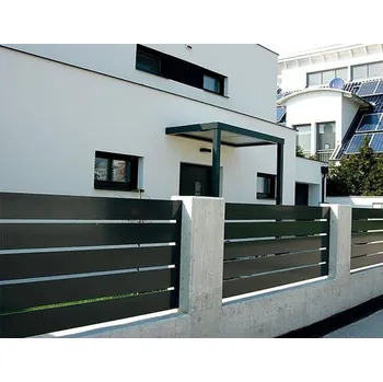 Výplň PILWOOD-VOD 1m2 - široká vodorovná dřevoplastová výplň pro hliníkové brány - cena za 1m2