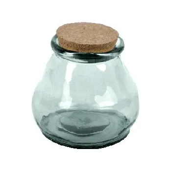Sklenice Sklenice z recyklovaného skla s korkovým uzávěrem SAC 0,8L, čirá (balení obsahuje 1ks)|Vidrios San Miguel|Recycled Glass