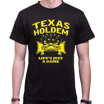 Tričko - Texas holdem, Life is a game, Barva látky tyrkysová modrá, Střih Dámsky, Velikost XS