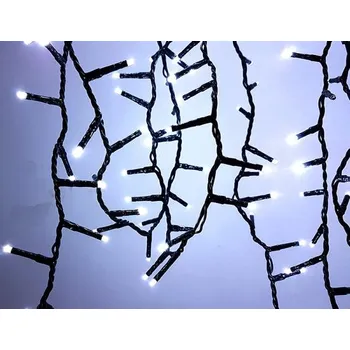 Vánoční dekorace VOR 10M-500 záblesk - hustý vánoční řetěz 10m se zábleskem, venkovní IP44, 500x LED, svit bílá studená a bílá teplá Barva: Bílá studená