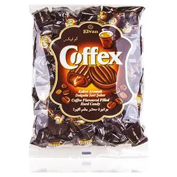 Bonbon Kávové bonbóny COFFEX 1 kg - sáček (drops s náplní s kávovou příchutí / sáček 1 kg)