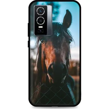 Pouzdro na mobilní telefon Kryt Vivo Y76 5G silikon Horse (obal neboli pouzdro na Vivo Y76 5G)