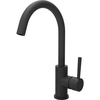 BESCO Vysoká stojánková umyvadlová baterie ILLUSION I Černá BABUIICZ