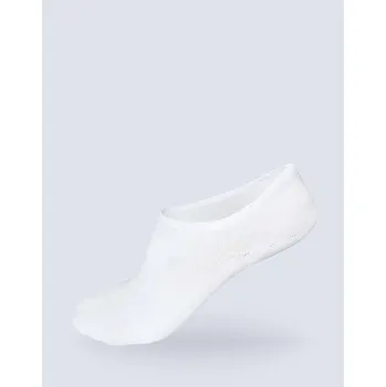 Dámské ponožky GINA dámské ponožky neviditelné uzavřené, 2 páry, bezešvé Bambusové ponožky 82006P bílá 41/44