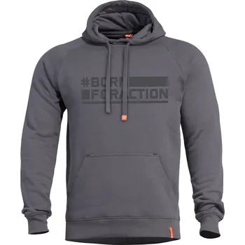 Pánská mikina Pentagon® Tactical Mikina Phaeton Born For Action Pentagon®, Barva: Cinder Grey, Velikost: S
