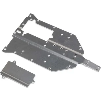 RC vybavení 1:10 Losi Hammer Rey 4WD: Deska šasi, kryt motoru