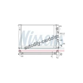 Chladič motoru Chladič motoru NISSENS 61302A