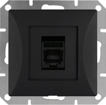 Elektrická zásuvka Timex Zásuvka datová Opus Style 1xRJ45 černá