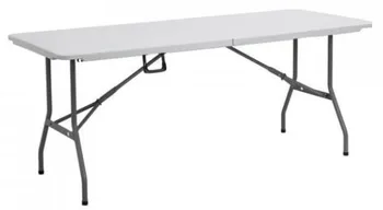 kempingový stůl DBA 100082 bílý