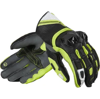 Moto rukavice REBELHORN ST-SHORT-GLV black/neon 5XL